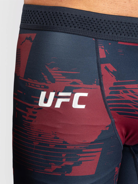 Шорты компрессионные Venum UFC Zenith Fight Week Navy Blue/Burgundy/Silver