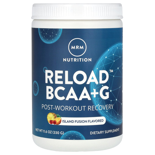 MRM Nutrition, Reload BCAA+G, средство для восстановления после тренировки, Island Fusion, 330 г (11,6 унции)