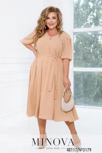 Платье 3179-пудра Minova