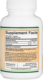 Double Wood Supplements - Zinc Picolinate 300 capsules