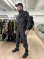 Тактический костюм Штурм весна лето / черный питон /