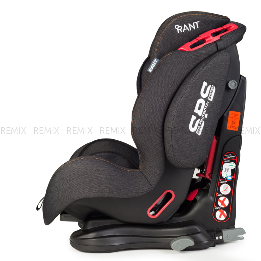 Автокресло "THUNDER" Ultra isofix SPS группа 1-2-3  (9-36 кг) black jeans
