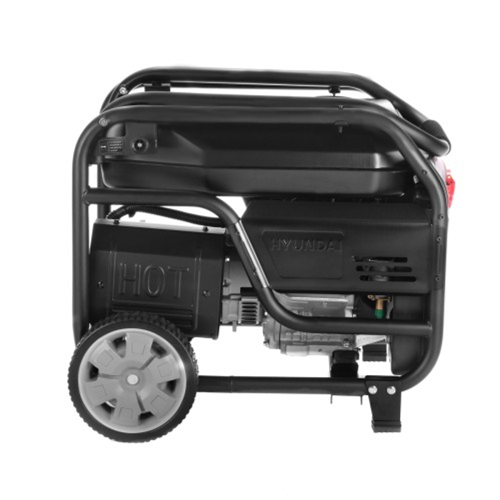 Генератор бензиновый HYUNDAI HHY 10050FE-3 ATS с колесами