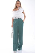 Брюки палаццо (мята) Б8843 LT Collection (Акция)