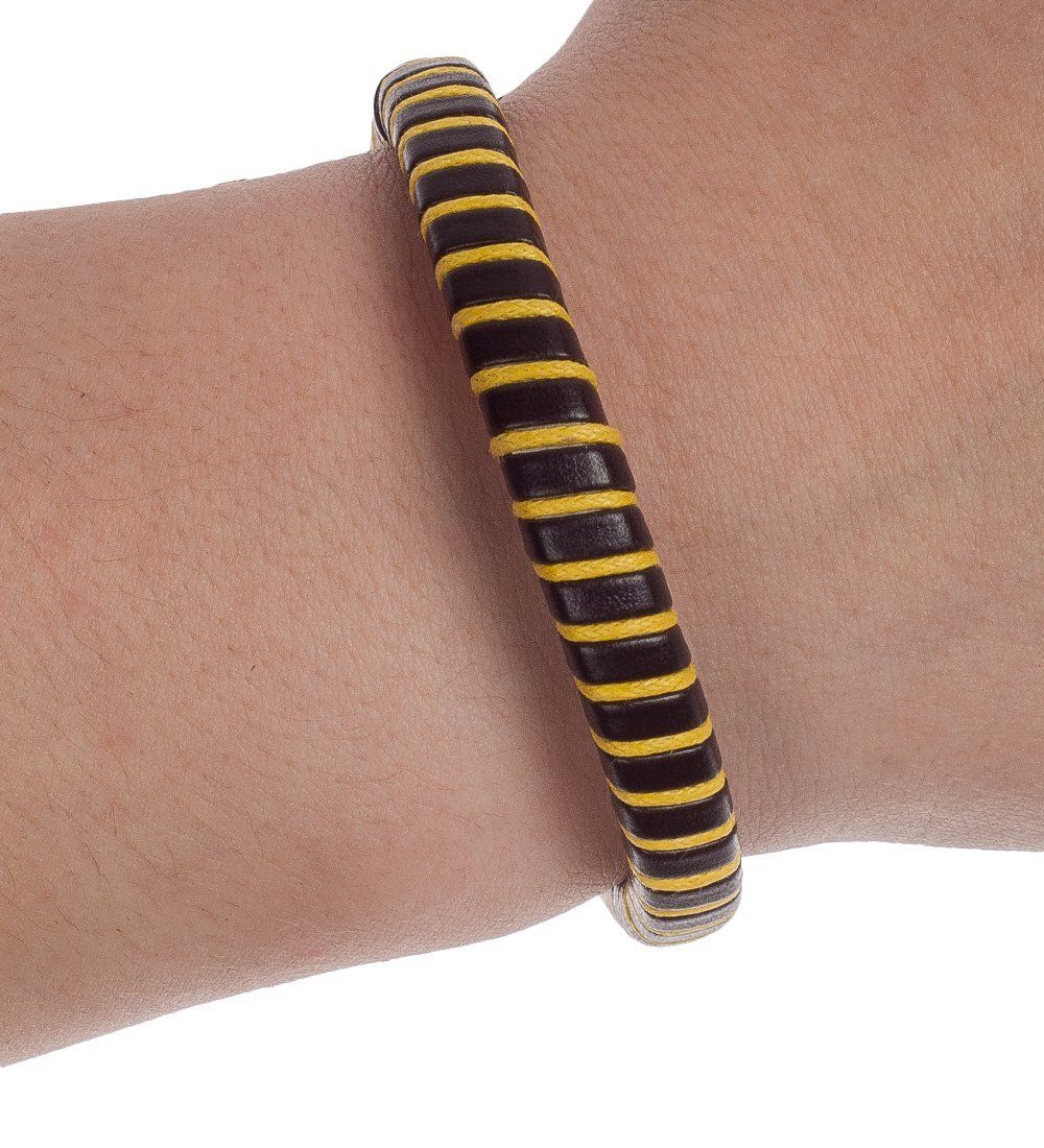 Y-BKB050 Браслет цветной нат.кожа