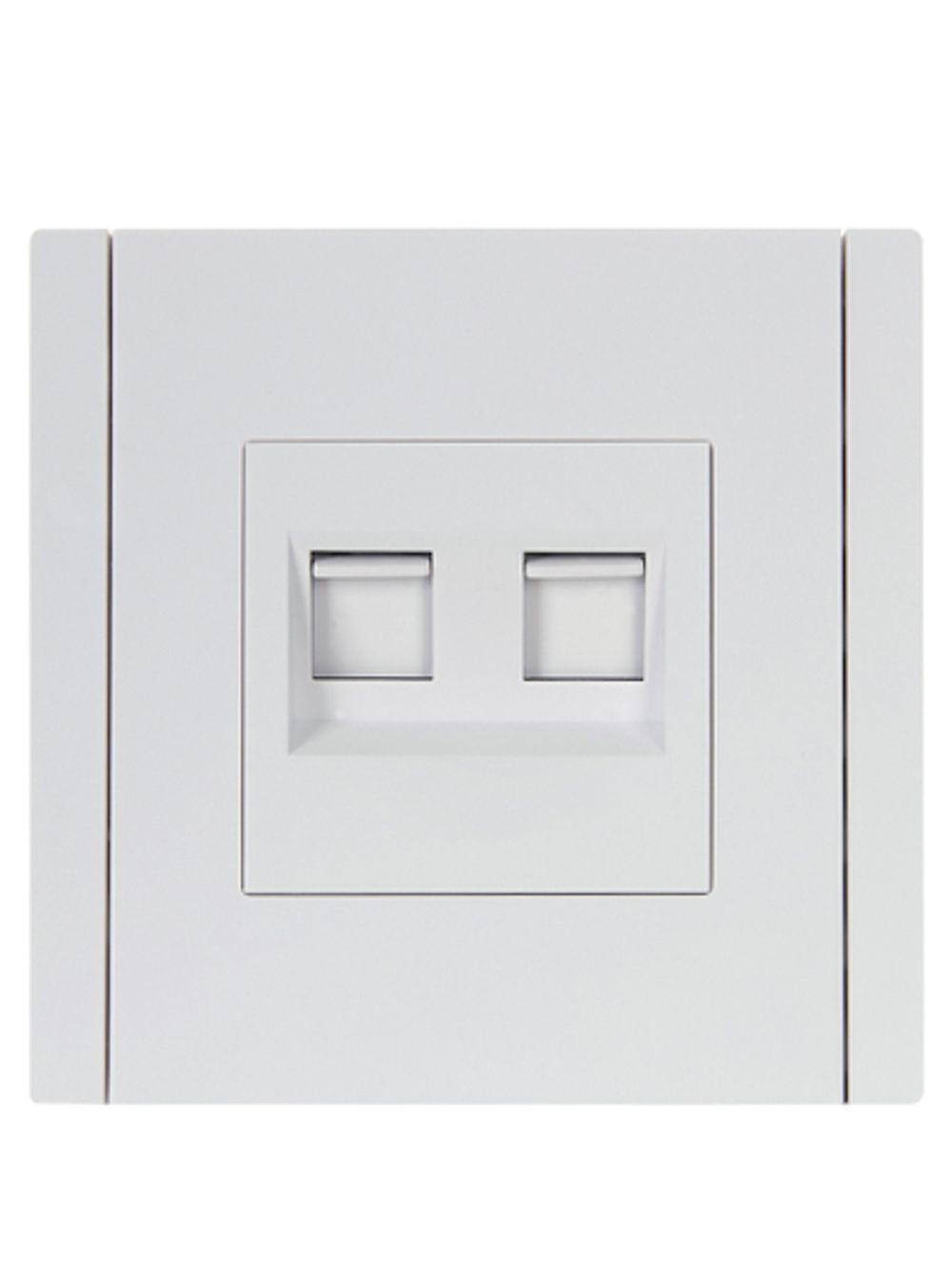 FORTE&PIANO Розетка компьютерная двойная RJ45 кат.5E FP233 белый IEK
