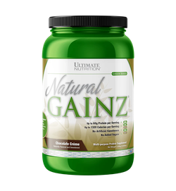 Ultimate Nutrition Natural Gainz 1666 г , Натуральный гейнер