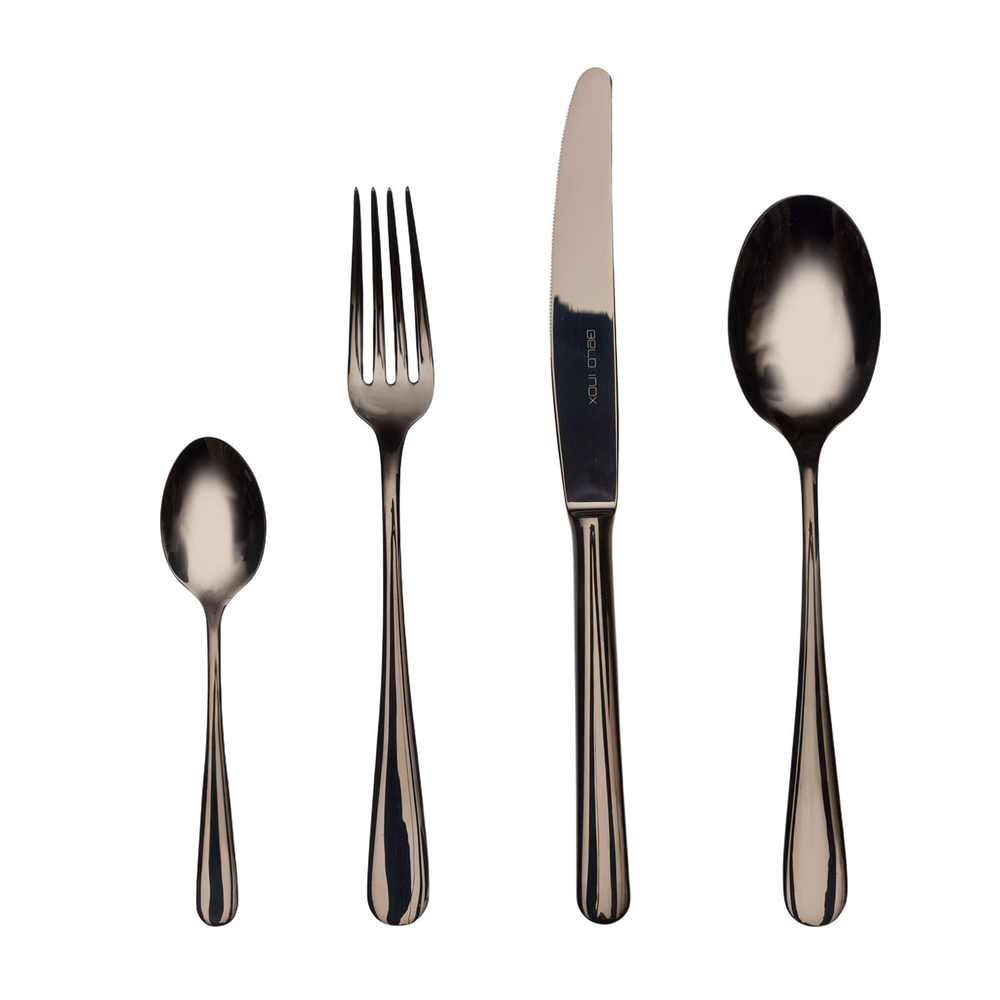 Набор DUNA black80-81 столовые приборы Belo Inox Черный
