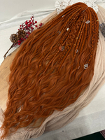 Войлочный комплект дредов и кос с кончиками из термоволокна