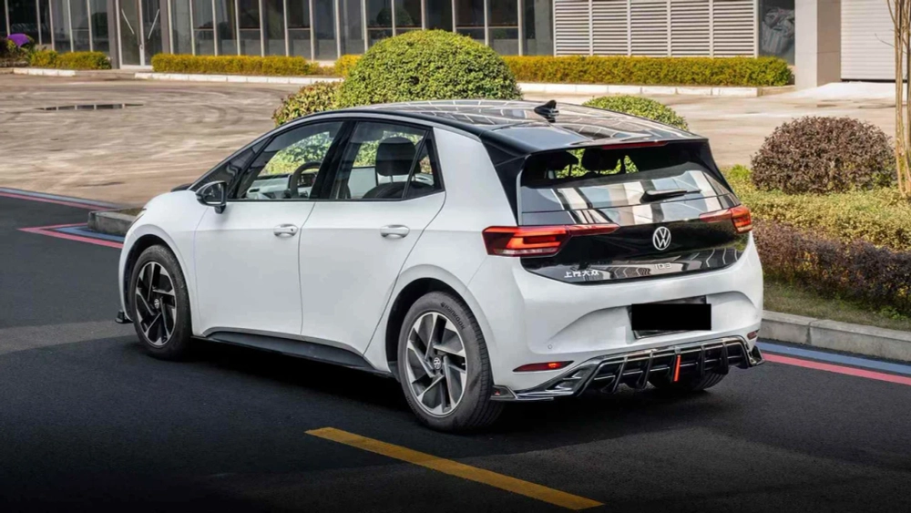 Обвес на Volkswagen ID 3 Фолксваген Губа переднего бампера Диффузор заднего бампера