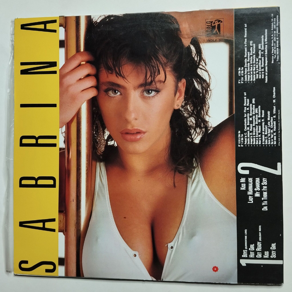 Винтажная виниловая пластинка LP Sabrina (Spain 1987)