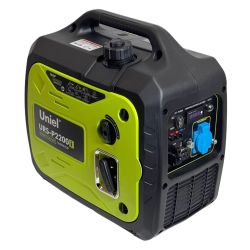 URS-P2200i Генератор бензиновый инверторный. Однофазный. Максимальная мощность 2Квт. Ручной стартер. TM Uniel