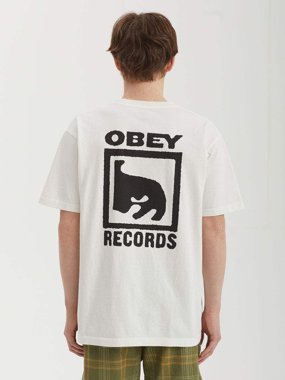 Мужская Футболка Obey Records Icon