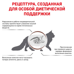 Royal Canin VET Gastro Intestinal Hairball Control - диета для пушистых кошек с проблемами ЖКТ