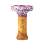 Bowl CLOUD BLACK GLAZE TOP PURPLE MARBLE