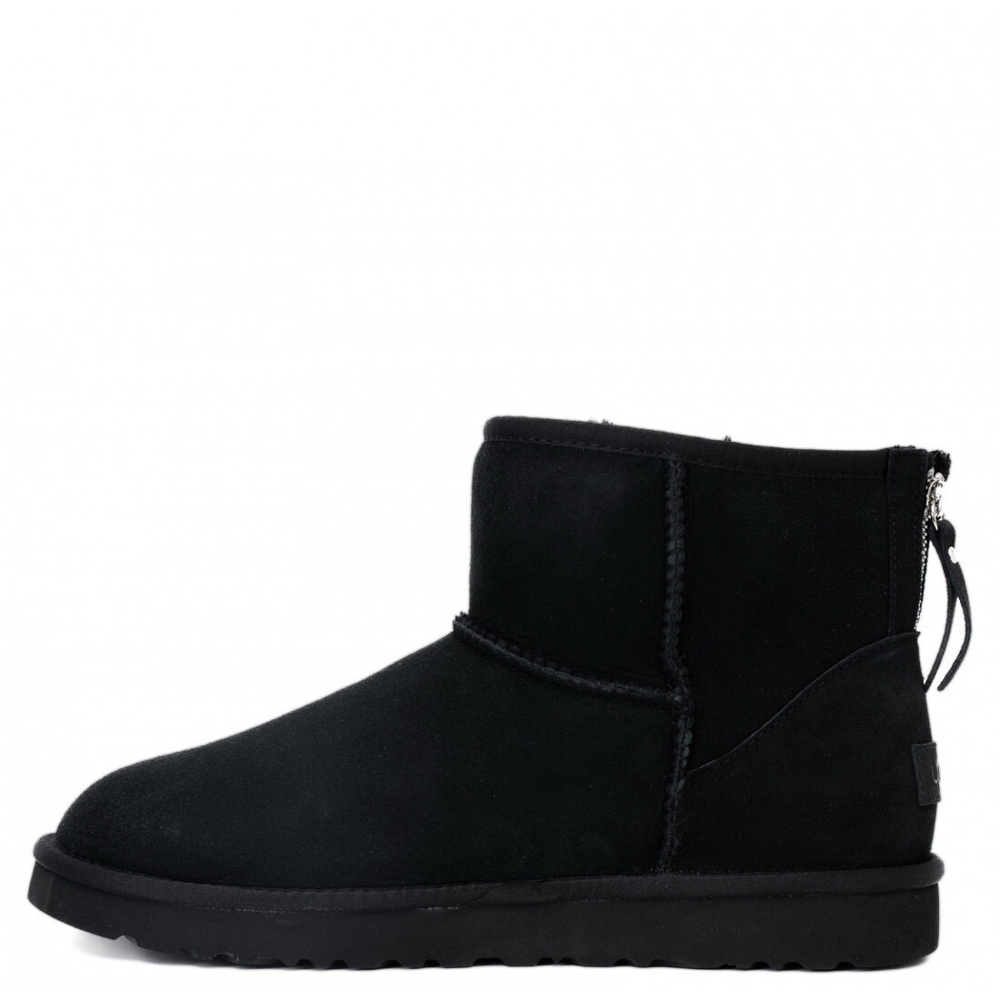 UGG Classic Mini Zip II Black (Без Камней)