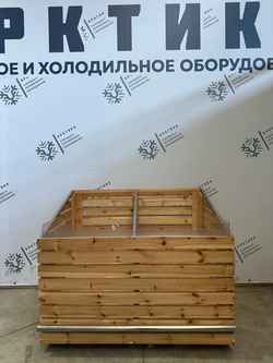 Стеллаж деревянный 2 секции