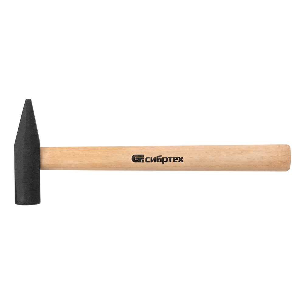 Молоток слесарный, 600 г, квадратный боек, деревянная рукоятка// Сибртех