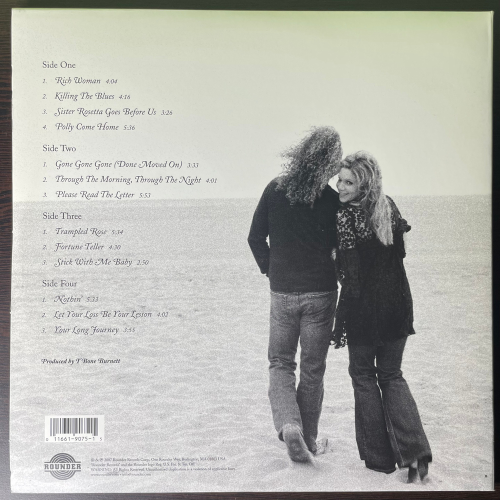 Robert Plant | Alison Krauss - Raising Sand 2LP (США 2007г.)