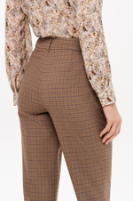 31191 Брюки женские (коричневый клетка)