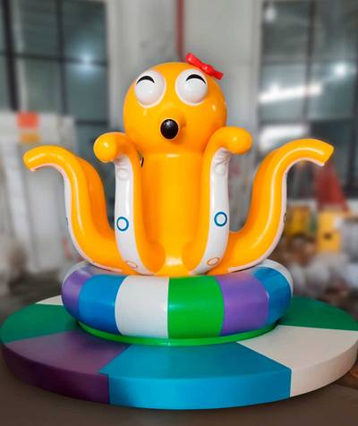 Электрическая карусель детская 4KIDS "Весёлый осьминог"