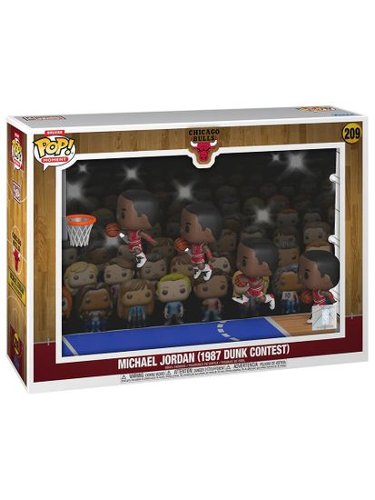 Фигурка Funko POP! Moment Bulls Michael Jordan (1987 Dunk Contest) (209) 86313 / Фигурка Фанко ПОП! в виде известного баскетболиста, Майкл Джордан