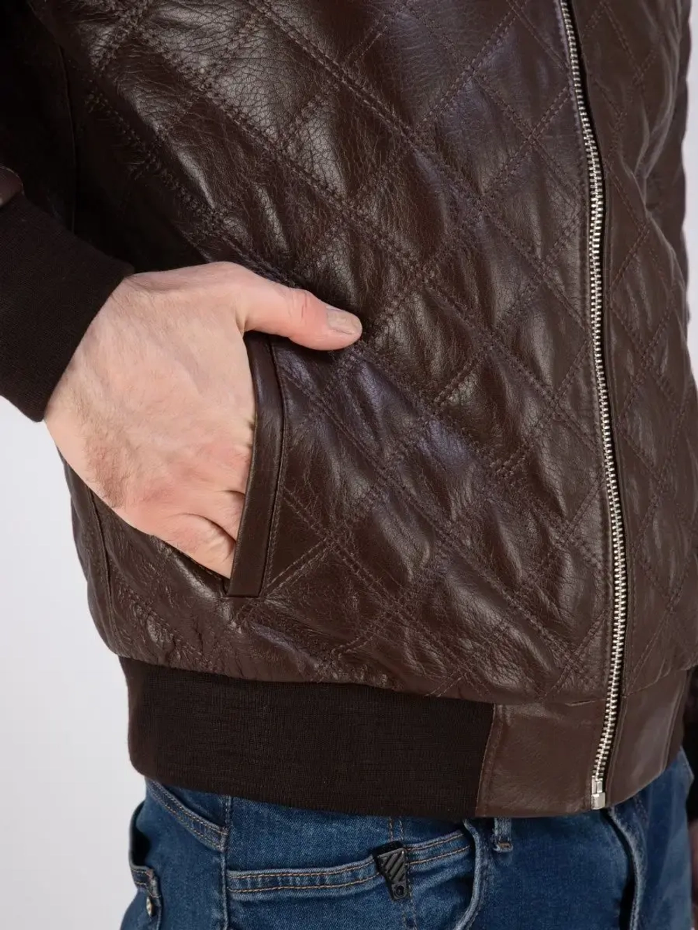 Куртка кожаная из натуральной кожи