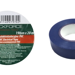 Лента изоляционная ПВХ 19мм x 20м (синяя) RockForce##Rock FORCE RF-130B