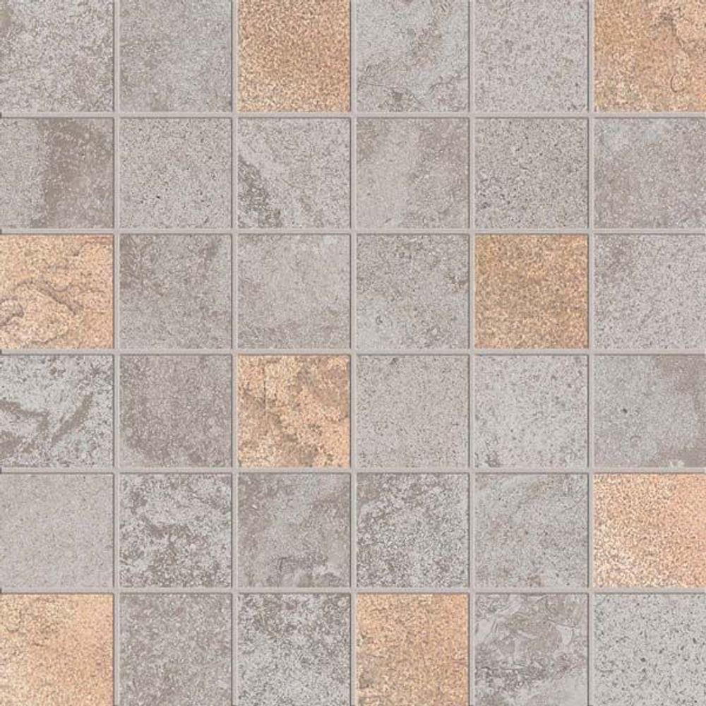 Мозаика ALPES RAW MOS.QUADR.GLAM GREY