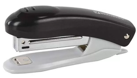 Степлер №10 Brauberg Original, до 12 листов, с антистеплером, черный, 222529