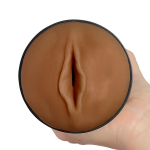 Коричневый мастурбатор-вагина 22,4см Kiiroo Feel Stroker Pussy-Dark Caramel Penis Masturbator