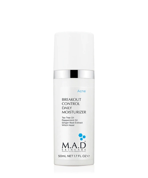 M.A.D. Breakout Control Daily Moisturizer | Увлажняющий крем с эффектом устранения раздражений, 50 г