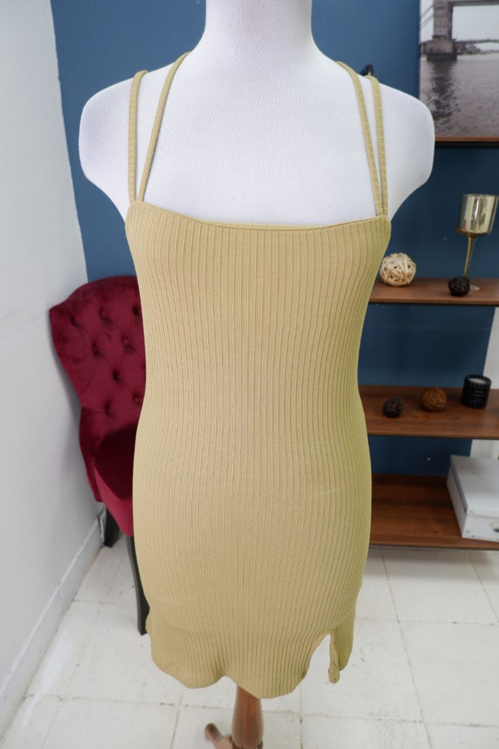 Топ-туника Pull & Bear фисташковый 46 размер