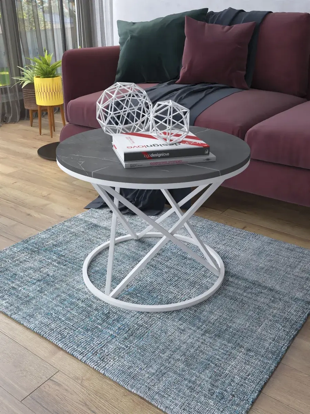 Журнальный стол Звёздный - БСЧ - МДФ в ПВХ