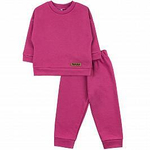 Костюм для девочек футер 3х нитка петля 8438300112 р.110-116 (Юлла)
