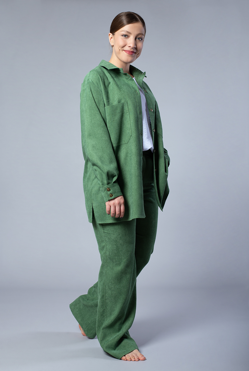 Брюки женские 3605ЛП, Папоротник #319Пап023605ЛП