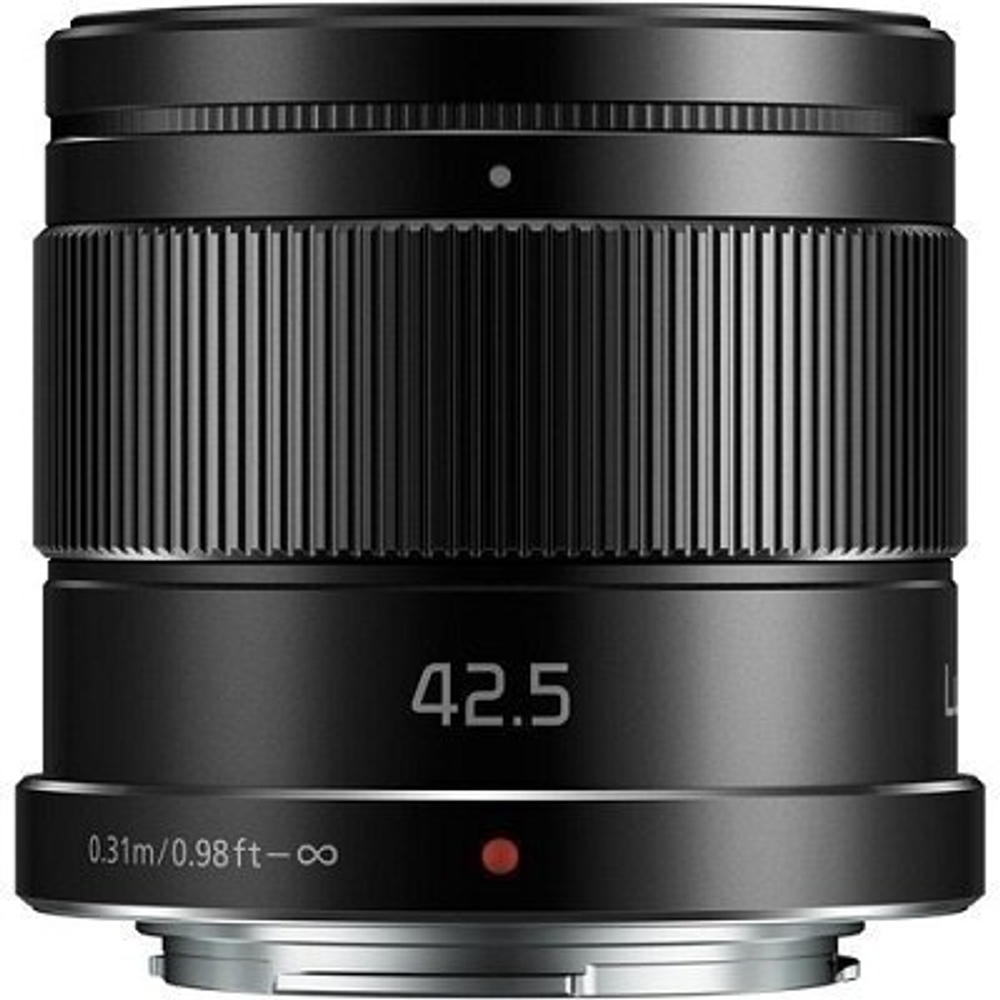 Объектив Panasonic 42.5mm f/1.7 G Aspherical Power O.I.S. (H-HS043E), черный