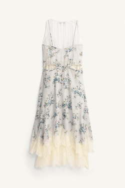 ZARA ПЛАТЬЕ С ПРИНТОМ - LIMITED EDITION, РАЗНОЦВЕТНЫЙ