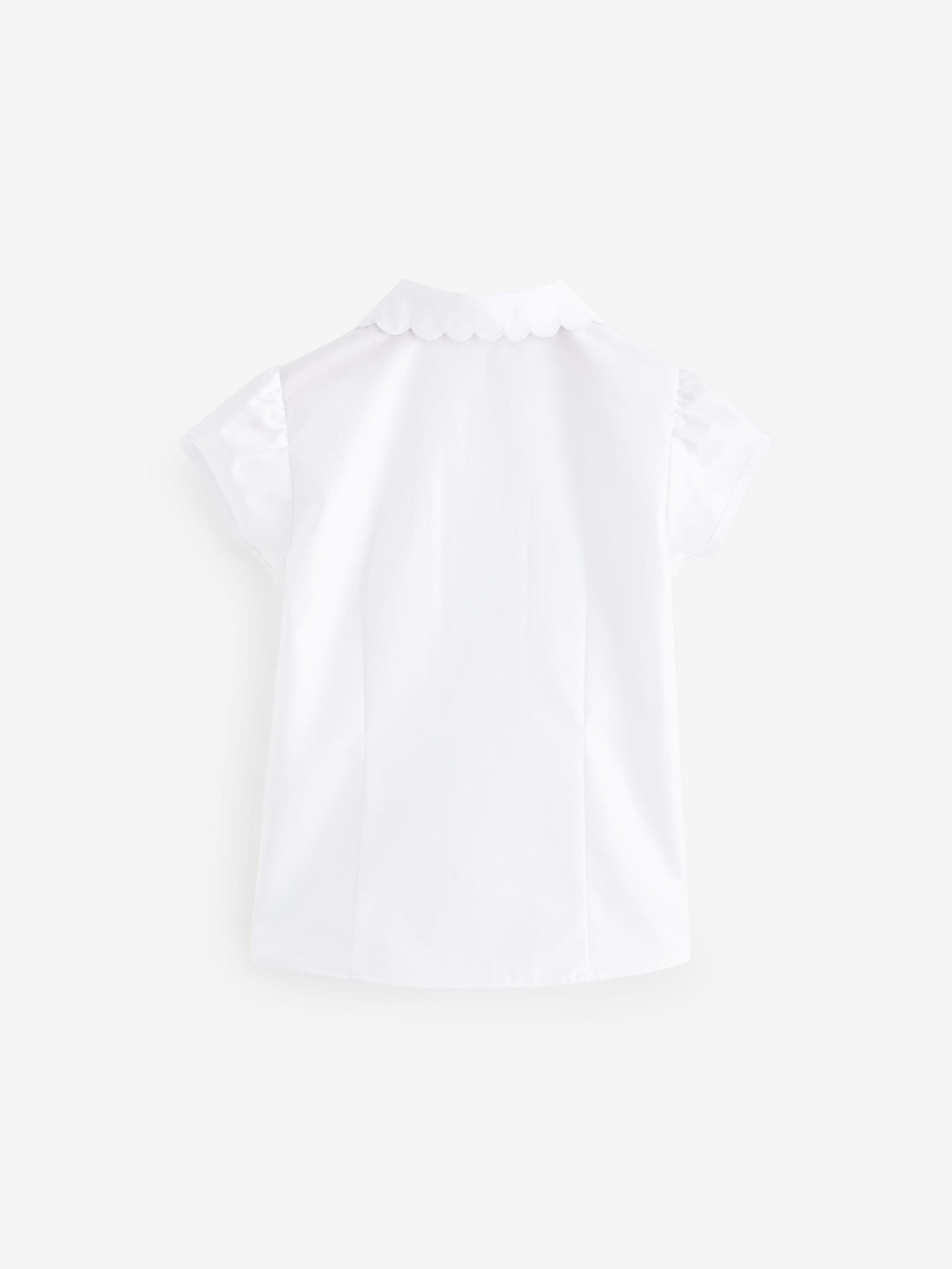 Блуза с коротким рукавом школьная для девочки Next Q76-795, Белый