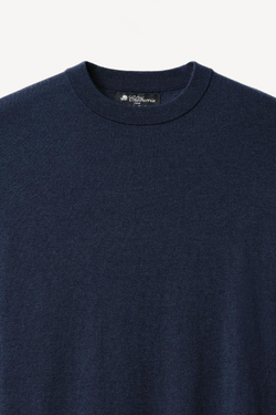 ZARA X WILLY CHAVARRIA СВИТЕР ИЗ СМЕСОВОЙ ШЕРСТИ, ТЕМНО-СИНИЙ