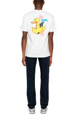 Футболка MC Saint Barth TSHIRT DUCKY SHARK 01 белый акула