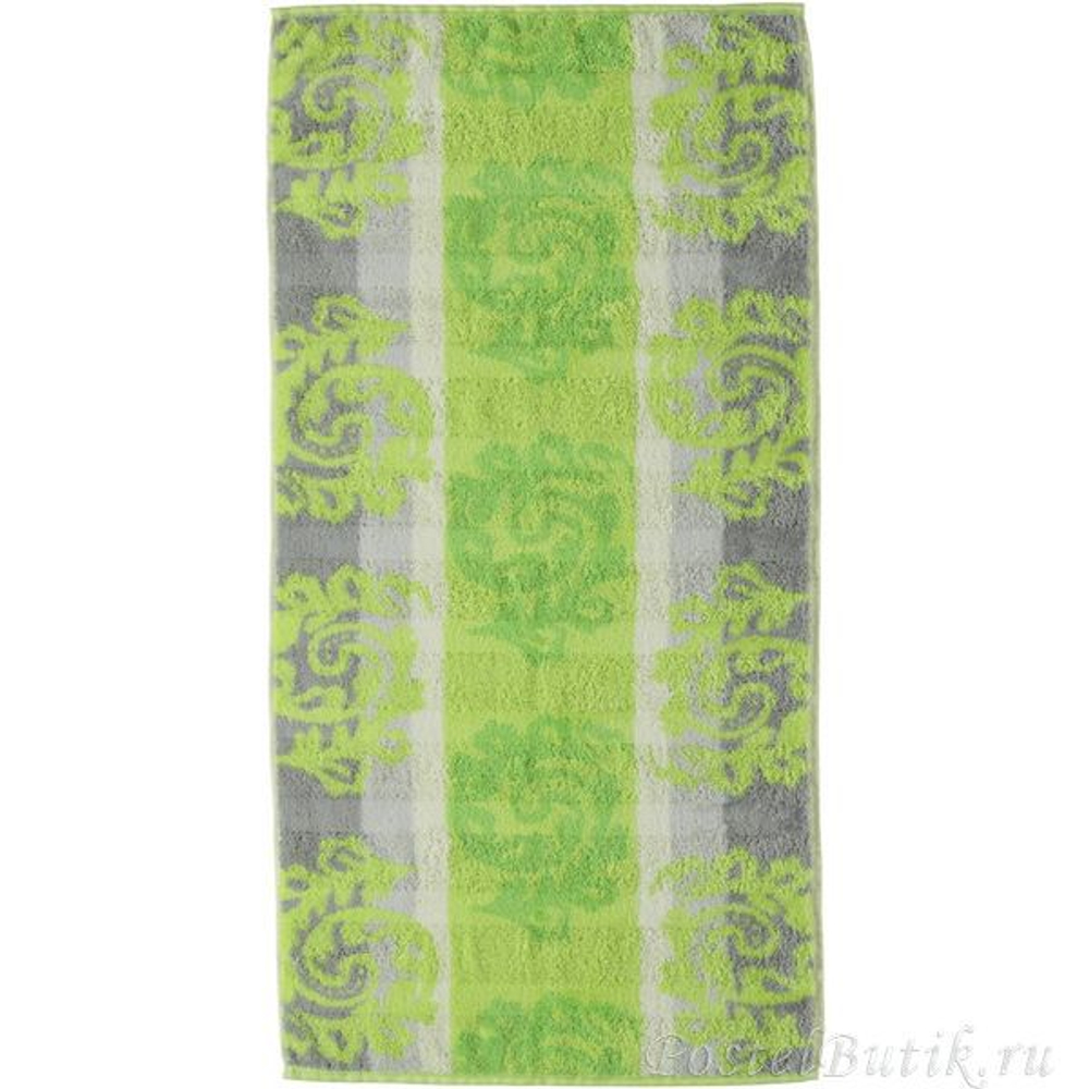 Махровое полотенце Noblesse 1057 Cashmere Jaquard киви от Cawo Германия