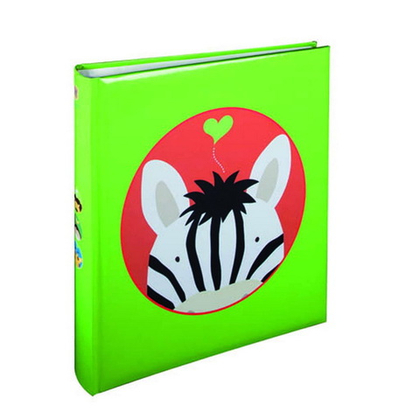 HENZO 10130 29х33/100 бел.стр Jungle (зеленый (зебра) детский) ф/альбом