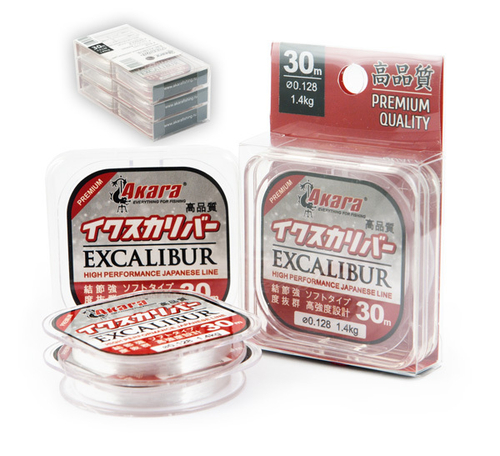 Леска Akara Excalibur Premium Quality 30 м 0,074