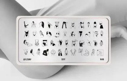 66 Sexy Пластина для стемпинга Go Stamp