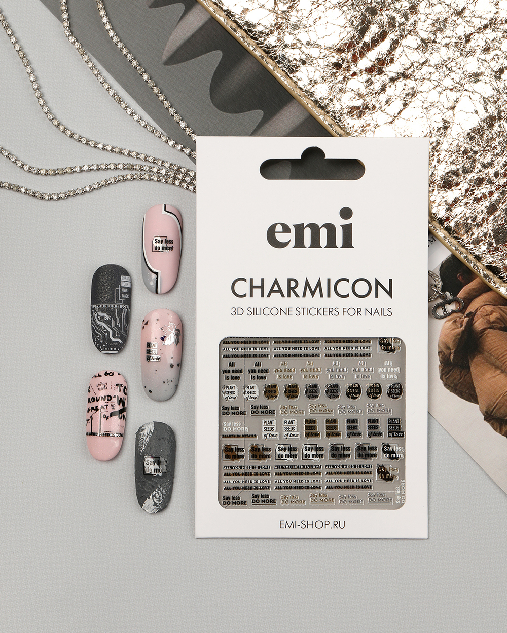 Charmicon 3D Silicone Stickers №240 Красота в деталях