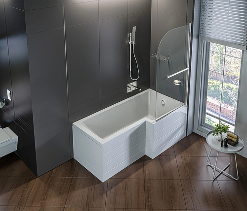 Акриловая ванна Bas (Бас) Эсте 170х85 R, с каркасом