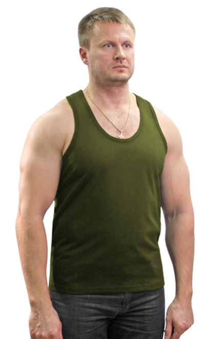 Майка-борцовка цв. Олива