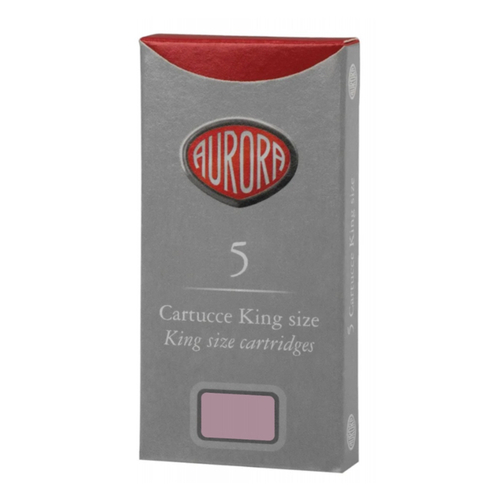 Картридж с чернилами для перьевой ручки Aurora purple, упаковка из 5 шт.