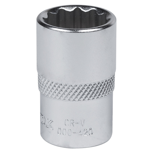 МАСТАК (000-42017) Головка торцевая стандартная двенадцатигранная 1/2", 17 мм